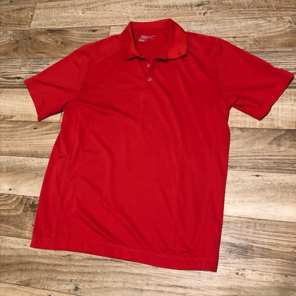 Nike Red Polo Shirt Vibrant Casual Style